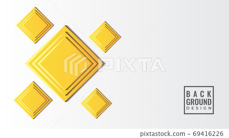 Colorful 3D Square Papercut Layers Vector Illustration. Abstract Colorful 3D Square Papercut Layers Vector Illustration. Abstract 69416226