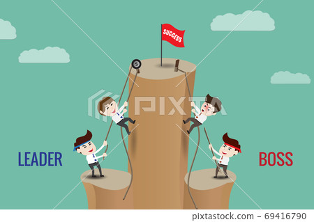 Leader or Boss, template 69416790