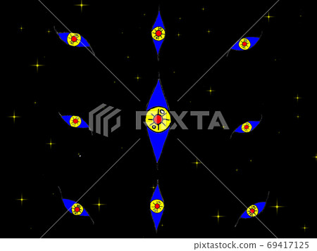 Mandala's eyes Mandala's eyes 69417125