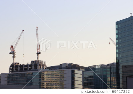Yokohama Minato Mirai Building under construction Yokohama Minato Mirai Building under construction 69417232