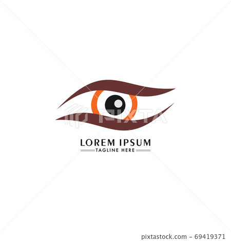 eye logo vector