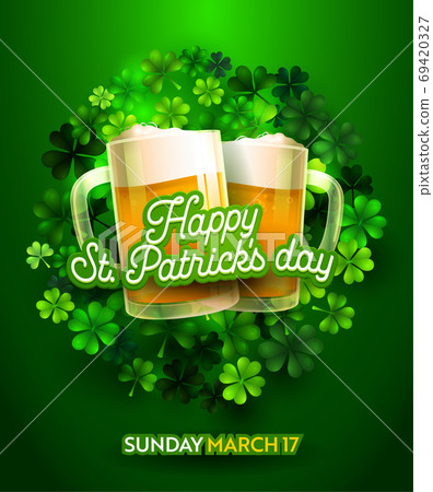Poster for Irish Holiday St Patricks Day Banner Poster for Irish Holiday St Patricks Day Banner 69420327