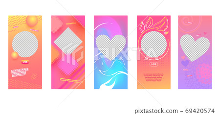 Instagram Story Abstract Template Mobile App 69420574