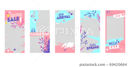 Instagram Story Template Mega Spring Sale Mobile Instagram Story Template Mega Spring Sale Mobile 69420664