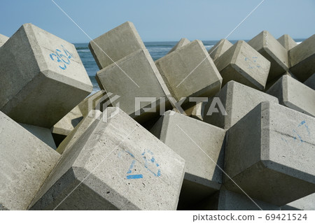 Wave-eliminating block Tetrapod 69421524