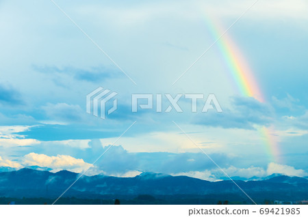 石川縣野美市的彩虹 69421985