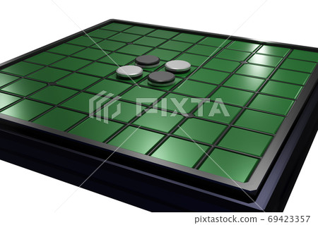 Othello (Reversi) CG transparent material Othello (Reversi) CG transparent material 69423357
