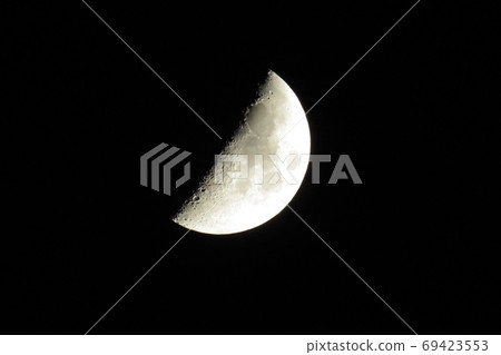 Moon age 6 (Nakashio) first quarter: Hirakata-shi, Osaka 69423553