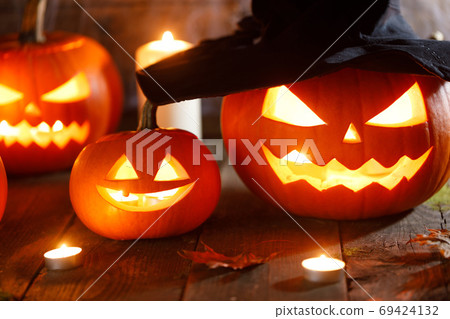 Jack O Lantern Halloween pumpkin Jack O Lantern Halloween pumpkin 69424132