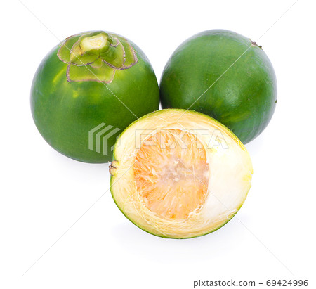 fresh betel nuts isolated on white background 69424996