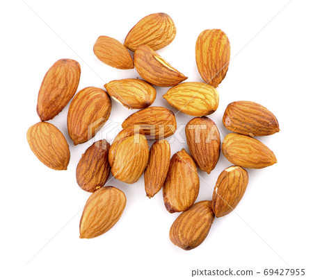 almond nuts an isolated on white background almond nuts an isolated on white background 69427955
