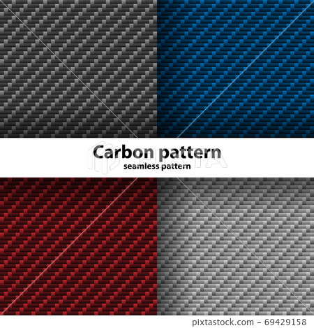 Carbon fiber seamless pattern, vector illustration 69429158