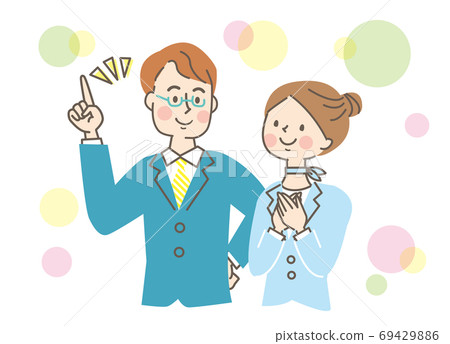 A man who describes a woman who feels at ease 69429886