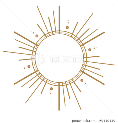 Gold illustration pattern background badge Gold illustration pattern background badge 69430339