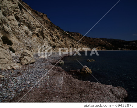 View of the coast of the resort of Pissouri, Cyprus View of the coast of the resort of Pissouri, Cyprus 69432073