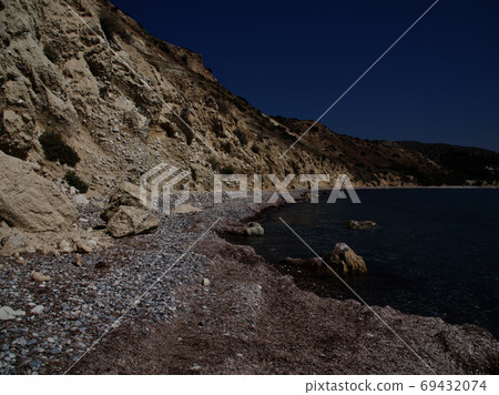 View of the coast of the resort of Pissouri, Cyprus View of the coast of the resort of Pissouri, Cyprus 69432074