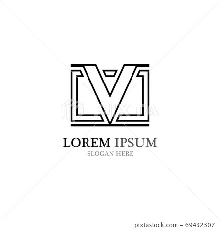 V Logo Template vector V Logo Template vector 69432307