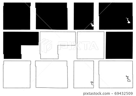 Franklin, Finney, Ellis, Ford, Ellsworth and Clay County, Kansas (U.S. county, United States of America, USA, U.S., US) map vector illustration, scribble sketch map Franklin, Finney, Ellis, Ford, Ellsworth and Clay County, Kansas (U.S. county, United States of America, USA, U.S., US) map vector illustration, scribble sketch map 69432509