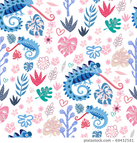 Chameleon pattern 13 69432581