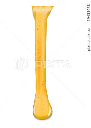 Template with gold drop isolated on transparent background for ad advertising design. Golden splash, liquid shape. Liquid yellow object or item. Template with gold drop isolated on transparent background for ad advertising design. Golden splash, liquid shape. Liquid yellow object or item. 69433088