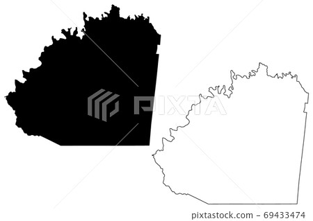 Washington County, Kentucky (U.S. county, United States of America, USA, U.S., US) map vector illustration, scribble sketch Washington map 69433474