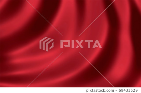 Red fabric texture. 69433529