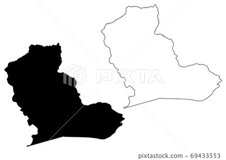 Cuiaba City and Municipality (Federative Republic of Brazil, Mato Grosso State) map vector illustration, scribble sketch Geographical Centre of South America map Cuiaba City and Municipality (Federative Republic of Brazil, Mato Grosso State) map vector illustration, scribble sketch Geographical Centre of South America map 69433553