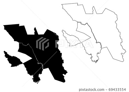 Feira de Santana City and Municipality (Federative Republic of Brazil, Bahia State) map vector illustration, scribble sketch City of Feira de Santana map Feira de Santana City and Municipality (Federative Republic of Brazil, Bahia State) map vector illustration, scribble sketch City of Feira de Santana map 69433554