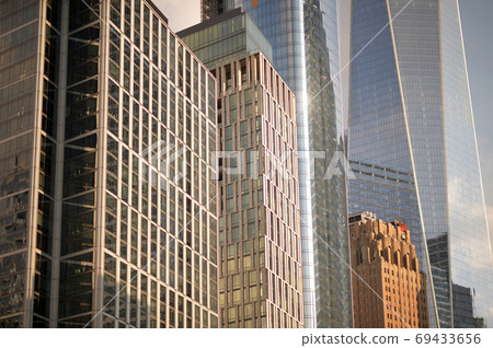 Modern architecture of New York city, USA. background Modern architecture of New York city, USA. background 69433656
