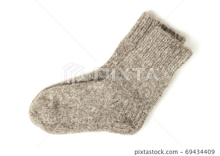 Knitted wool socks Knitted wool socks 69434409