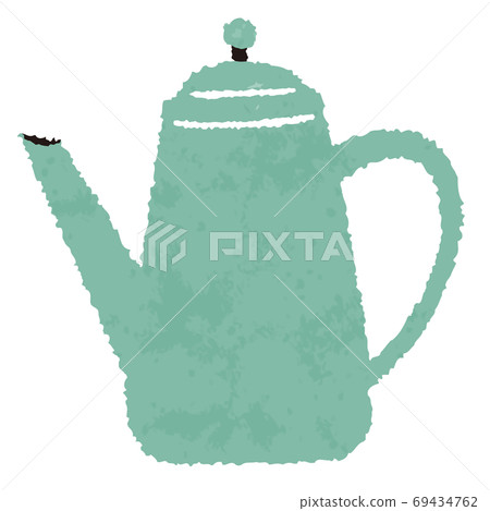 水彩風格，時尚簡約設計的水壺 69434762