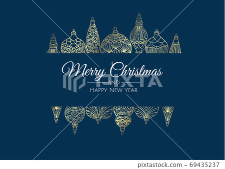 Merry Christmas background with christmas element. Vector illustration Merry Christmas background with christmas element. Vector illustration 69435237