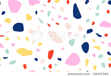 Terrazzo seamless pattern. Pastel colors. Marble. Abstract background. Terrazzo seamless pattern. Pastel colors. Marble. Abstract background. 69435264