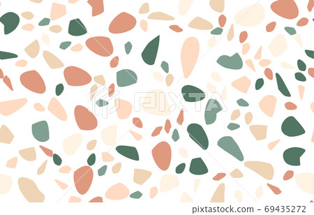 Terrazzo seamless pattern. Pastel colors. Marble. Abstract background. Terrazzo seamless pattern. Pastel colors. Marble. Abstract background. 69435272