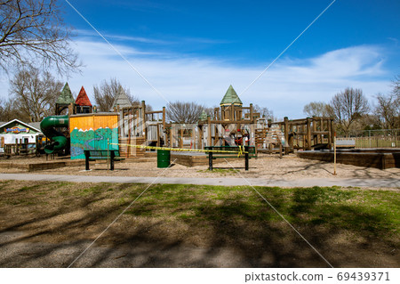 Stolley Park Kids Kingdom Grand Island Nebraska Taped Off Covid-19 69439371