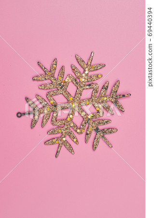 christmas decoration on pink background isolate, copyspace, layout christmas decoration on pink background isolate, copyspace, layout 69440394