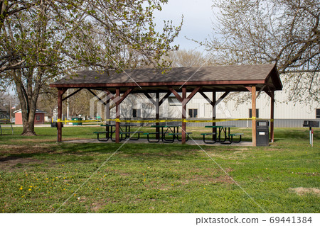 Stolley Park Kids Kingdom Grand Island Nebraska Taped Off Covid-19 69441384
