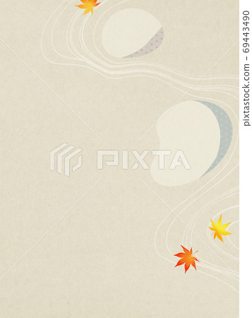 Japanese style image of autumn river-there are multiple variations Japanese style image of autumn river-there are multiple variations 69443490