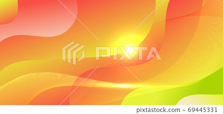 Abstract background green and red gradient wave... - Stock Illustration ...