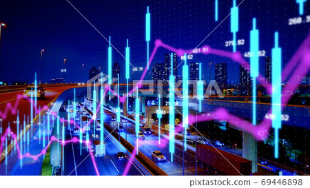 Financial image City and economy Fintech Financial image City and economy Fintech 69446898