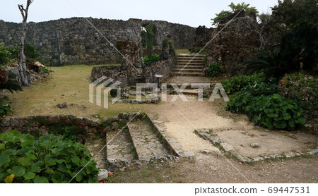 Okinawa's castle Naka Castle Ruins South of the castle ruins 69447531