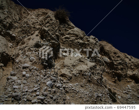 View of the coast of the resort of Pissouri, Cyprus 69447595