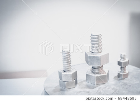 Object printed from metal powder on metal 3d printer. Object printed from metal powder on metal 3d printer. 69448693