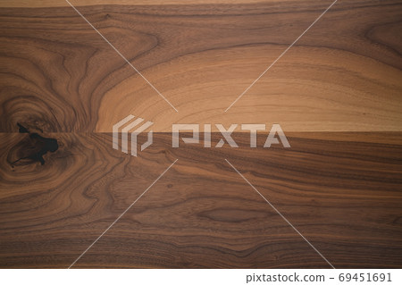 Texture of black walnut wood with some sapwood Texture of black walnut wood with some sapwood 69451691