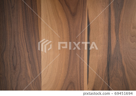Texture of black walnut wood with some sapwood Texture of black walnut wood with some sapwood 69451694