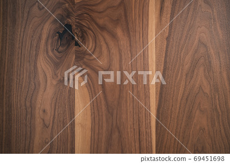 Texture of black walnut wood with some sapwood 69451698