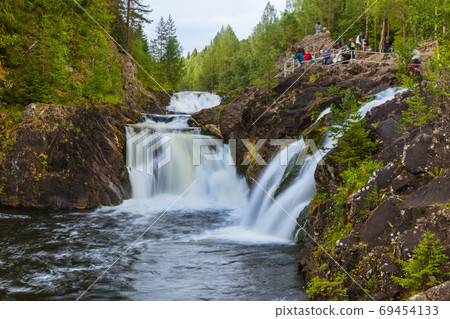 Kivach waterfall in Karelia Russia 69454133