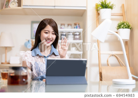 asian woman has video chat asian woman has video chat 69454983
