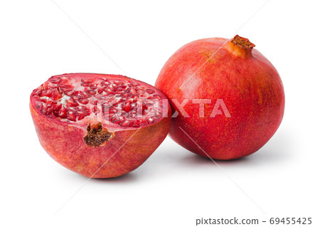 Big ripe pomegranate Big ripe pomegranate 69455425