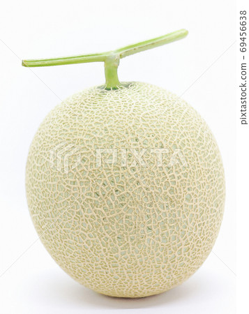 可以食用的高知縣產高級水果“ Mask Melon”，水彩風格 69456638